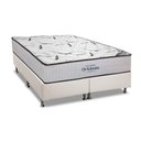 Ver imagem 1 de Cama Box Queen: Colchão Espuma Ortobom D45 High Foam + Base CRC Courano White(158x198)