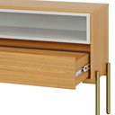 Ver imagem 7 de Rack para Sala de Estar Tv 60 Pol 224cm Industrial Sorah D03 Freijó Off White - Lyam Decor