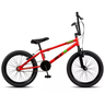 Bicicleta Bmx Aro 20 Stx V-brake Infantil:vermelho e Verde - 2
