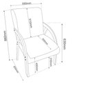 Ver imagem 5 de Poltrona Decorativa Duda 88cm MDF