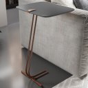 Ver imagem 2 de Mesa Apoio Lateral para Sofá Lisboa Pé Café LarFlex:Laca Concreto
