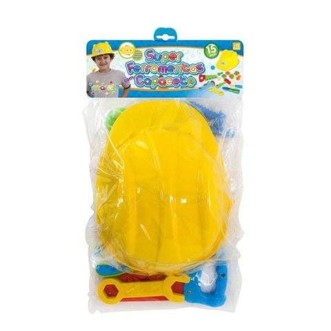 Conjunto de Ferramentas Super com Capacete 15 Peças - Maral
