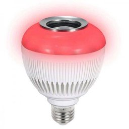 Lâmpada Multicolorido Led Com Caixa De Som Bluetooth 3w - 3