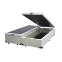 Ver imagem 2 de Cama Box King Size com Baú Pistão a Gás Bipartido - 193x203