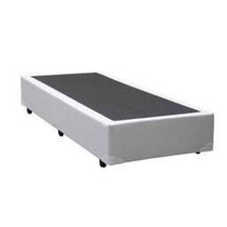 Base Box Solteiro 88x188 Branco Corino Acolchoes - 1
