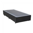 Ver imagem 1 de Base Cama Box Solteiro 88x188 Preto Corino Acolchoes