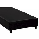 Ver imagem 2 de Base Cama Box Solteiro 88x188 Preto Corino Acolchoes
