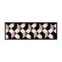 Ver imagem 1 de Passadeira Cozinha Uzoo 140x44cm Xadrez Diagonal Marrom