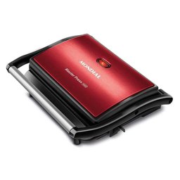 Press Grill Mondial Master Inox Vermelho PG-01-RC - 127V - 4