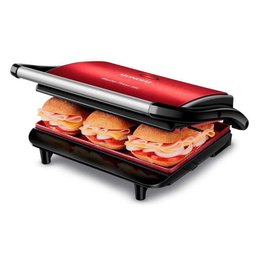Press Grill Mondial Master Inox Vermelho PG-01-RC - 127V - 2