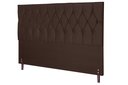 Ver imagem 1 de Cabeceira Madri Marrom Estofada para Cama Box Solteiro 94cm Quarto Luxo Jbe Móveis