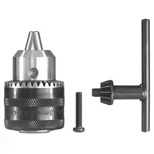 Kit Mandril 1/2 13 Mm com Parafuso e Chave para Furadeira 42410 e 42411 3 Peças