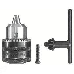 Kit Mandril 1/2 13 Mm com Parafuso e Chave para Furadeira 42410 e 42411 3 Peças - 3