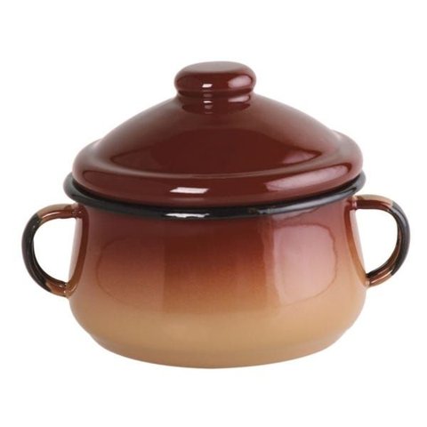 Açucareiro Esmaltado Marron 500 ml Ewel - 70.001