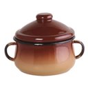 Ver imagem 1 de Açucareiro Esmaltado Marron 500 ml Ewel - 70.001