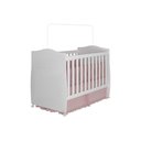 Ver imagem 1 de Berço - Mini Cama Infantil Conforto 2 em 1 Branco - Permóbili Baby