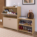 Ver imagem 2 de Sapateira Organizadora com Banco 2 Portas Milano - Hanover / Fendi