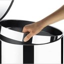 Ver imagem 2 de Lixeira Inox 50 L Com Pedal Brinox