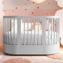 Ver imagem 3 de Quarto Bebê Completo Com Berço e Cômoda Coleção Wave Divicar