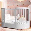 Ver imagem 4 de Quarto Bebê Completo Com Berço e Cômoda Coleção Wave Divicar