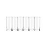 Jogo de 6 copos Vidro Long Drink água suco 310 ml Tube - 1