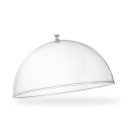 Ver imagem 2 de Tampa Acrílico 23cm Transparente Bolos Tortas C/ Espátula