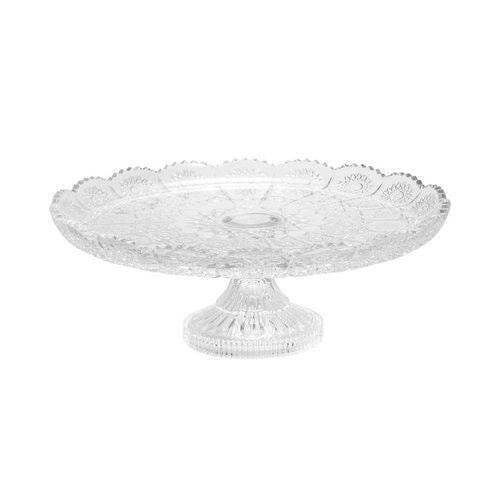 Prato para Bolo Starry Pedestal em Cristal - Wolff - Pequen - 2