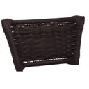 Ver imagem 4 de Kit 4 Banquetas Altas Preta com Encosto Junco Argila Assento Marrom