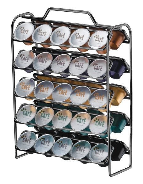 Suporte Ônix porta 50 Cápsulas de café Expresso Nespresso 1147OX - 1