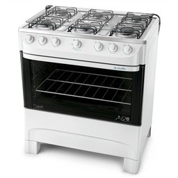 Fogão Moderatto 6 Bocas Painel Ergonômico Pés Altos Mueller - 5