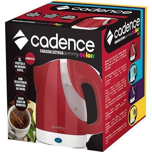 Chaleira Elétrica Simmy CEL311 Vermelho Cadence -220 - 3
