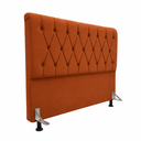 Ver imagem 1 de Cabeceira de Cama Box Queen 160 cm Mallu - Veludo Terra Cota