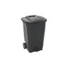 Lixeira T-force 100l Com Rodas Preto 92815009 - 2