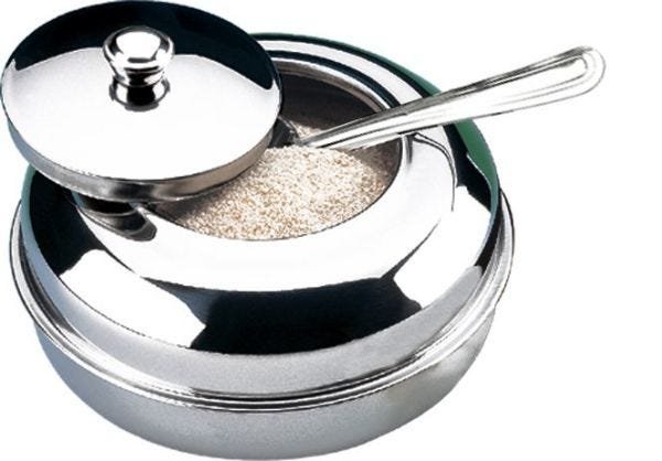 Farinheira inox com colher 700gr Zanella 5019 - 1