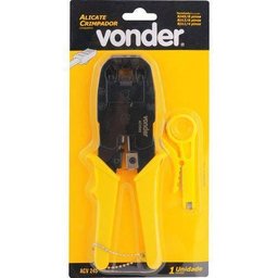 Alicate Crimpador Para Terminais - Acv 245 - Vonder - 2