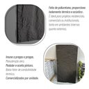 Ver imagem 7 de Revestimento de Parede Pedra Leve Decorativa 3D 120cm x 60cm 3cm Formaco Decor Cinza/Grafite
