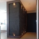 Ver imagem 1 de Revestimento de Parede Pedra Leve Decorativa 3D 120cm x 60cm 3cm Formaco Decor Cinza/Grafite