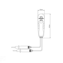Detector de Tensões 127 V 220 V Tramontina com Corpo em Abs Tramontina - 3