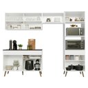 Ver imagem 5 de Armário Cozinha Modulada Completa 252cm Florença Multimóveis MP2452 Branco