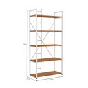 Ver imagem 3 de Estante para Livros Alta 5 Prateleiras 150cm X 72cm Industrial