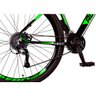 Bicicleta Aro 29 Raider Aluminum 27v Freio a Disco Preto e Verde Tam: 19 - 6