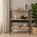 Ver imagem 4 de Estante Multiuso Reforçado Estilo Industrial 3 Prateleiras