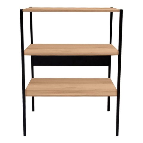 Estante Multiuso Reforçado Estilo Industrial 3 Prateleiras