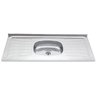 Pia Inox 1.20 Cuba Oval - 30231 - Cromada - Cromada - 1