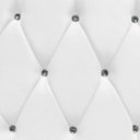 Ver imagem 4 de Recamier Baú Calçadeira Quarto Casal 138cm Barcelona:corino Branco