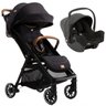 Carrinho Bebe Berço Passeio Reclinável 0 a 15Kg Fechamento Compacto Parcel + Bebê Conforto Joie Carr - 1