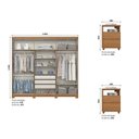 Ver imagem 3 de Conjunto Quarto Adulto Guarda-Roupa + Mesa de Cabeceira New Jade
