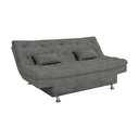 Ver imagem 3 de Sofá Cama Salomé Suede Cinza B250 - Matrix