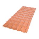 Ver imagem 1 de Telha Plan Colonial 3,30x88x1,6mm Pvc Terracota Afort