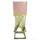 Ver imagem 5 de Kit 02 Banquetas Luma Base de Ferro Sued Rosa Bebê - D'classe Decor